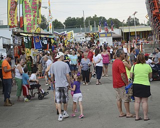 Katie Rickman | The Vindicator.Despite high temperatures, crowds flocked to the Canfield Fair Grounds to enjoy the 169th Canfield Fair on Sept 3, 2015.