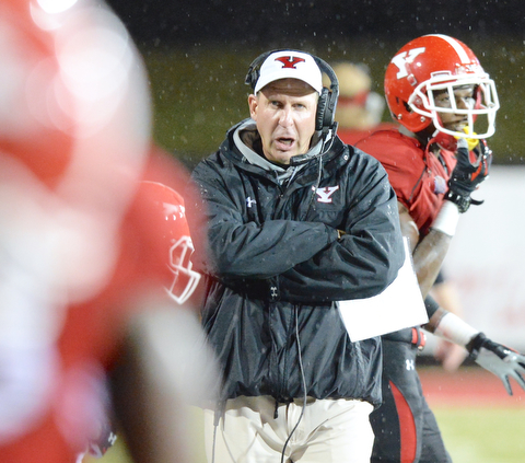 Jeff Lange | The Vindicator  SEPTEMBER 12, 2015 - YSU head coach Bo Pelini.