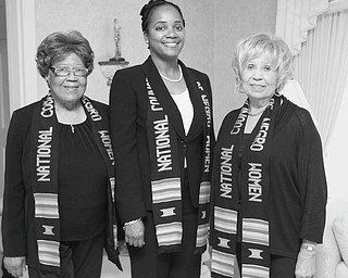ROBERT K. YOSAY | THE VINDICATOR
Committee members of the Youngstown Section of the National Council of Negro Women Inc. are planning the 38th annual membership luncheon set for Oct. 17. From left are Beatrice Dixon, Sandy Britt and Audrey Gillian. Other committee members are Karen Jackson-Cook, Angela Pickett and Tuana Vinson.