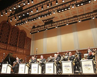 William D Lewis The Vindicator  US Navy Band Commodores Jazz Ensemble  plays during a 10-26-15 concert at Stambaugh auditoriun in Youngstown.