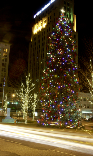 WilliamD Lewis the Vindicator  City Christmas tree in downtownYoungstown.