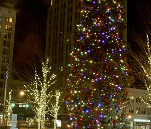 WilliamD Lewis the Vindicator  City Christmas tree in downtownYoungstown.