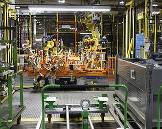       .   ROBERT K. YOSAY  | THE VINDICATOR..over 500 new welding machines are in place..GM Lordstown - as it ramps up to the New Generation Cruise 2016 in February....--30-...