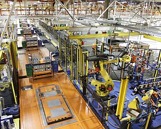       .   ROBERT K. YOSAY  | THE VINDICATOR..The Robots that will be installing the new  -  trim line..GM Lordstown - as it ramps up to the New Generation Cruise 2016 in February....--30-...