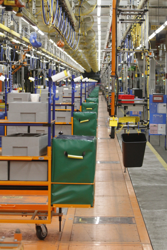       .   ROBERT K. YOSAY  | THE VINDICATOR..a long look down the trim line..GM Lordstown - as it ramps up to the New Generation Cruise 2016 in February....--30-...