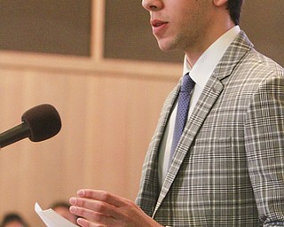 William d Lewis The Vindicator  Moataz Addelrasoul was Muslm speaker at MLK community worship ceremony.