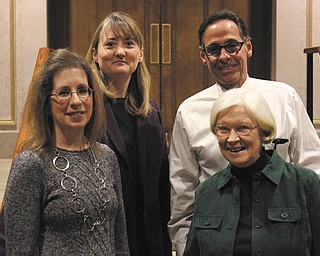 SPECIAL TO THE VINDICATOR | The Youngstown Area Grocers Association will host its 11th annual beer and wine tasting from 6 to 9 p.m. March 11 at Stambaugh Auditorium, 1000 Fifth Ave., Youngstown. Proceeds will benefit the family and children’s program of the Ursuline Sisters HIV/AIDS Ministry in Youngstown as well as the Prince of Peace Center in Farrell, Pa. Tickets are $50 per person or $400 for a table of eight. There will be over 100 wines and 50 microbrews for guests to sample, as well as gourmet food and live entertainment during the event. There will also be a silent and a basket auction as well as a 50-50 raffle. To purchase tickets, call ministry co-director Brigid Kennedy at 330-792-7636 or email to bkennedy@ursulinesistersaids.org. Organizers of the event include, in front from left, Linda Titus, family and children program director and Sister Kathleen Minchin, Ministry co-director; and in back row,  Kennedy and Larry Donofrio, YAGA president.