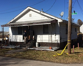 Masury residence where Marvin Jules apparently shot his girlfriend, Linda. 