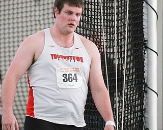 william d leiws the vindicator YSU's Connor Neu during 2-27-16 meet t YSU.