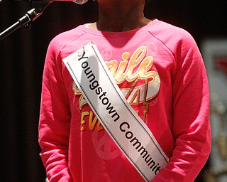      ROBERT K. YOSAY  | THE VINDICATOR..Ohhhh---   G'Onna Townsend    reacts to missing her word... from YoungstownCommunity School..THE VINDICATOR 83rd Regional Spelling Bee  at YSU Kilcawley Room...--30-...
