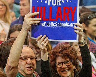      ROBERT K. YOSAY  | THE VINDICATOR..Former Secretary of State Hillary Clinton with Sherrod Brown and Congressman Tim Ryan  at M7 Technologies. ..--30-...     ROBERT K. YOSAY  | THE VINDICATOR..Former Secretary of State Hillary Clinton with Sherrod Brown and Congressman Tim Ryan  at M7 Technologies. ..--30-...