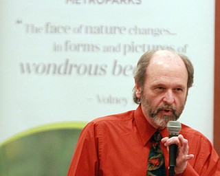 William d Lewis the vindicator   Ray Novotny ,fired Mcp naturalist ,speaks during 3-14 board meeting