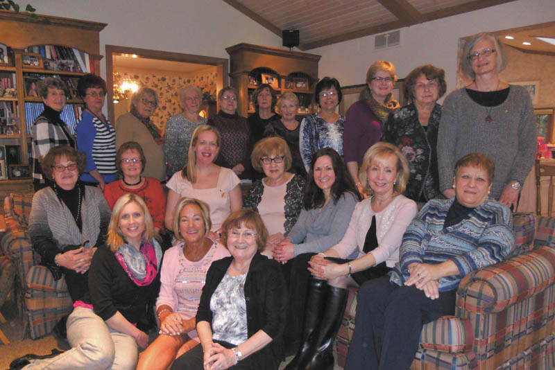 SPECIAL TO THE VINDICATOR | Alumna of Phi Mu Sorority met March 6 at the Boardman home of Georgia Barkett. A Founder’s Day ceremony was conducted by President Paulette Malie in honor of the organization’s 164th anniversary, and a chapter donation was made to the Children’s Miracle Network Hospitals. Those attending, above, were, front row from left, Amanda Frost, Burkett and Malie; second row, Leilani Drake, Pat Watson, Amy Banks, Barbara Banks, Kim Russell, Claudia Anderson and Sharman Simon; and back row, June Deeley, Nancy Lysowski, Mary Ross, Janet Anderson, Arlene Farris, Jeanne Lowry, Suzanne Wager, Jayne Boucherle, Elaine Klempay, Suzanne Trigg and Margie Davison.