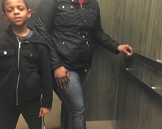 Eslyn Woodberry, right, of Youngstown is one well-loved mama! Both of her children entered our contest to show how thankful they are for their mom.  Her son, David McGuire, shared: "My mother is special because she buys new shoes and she gives me stuff. When we get back from school she always has something for me to eat. That's why my mom is special."