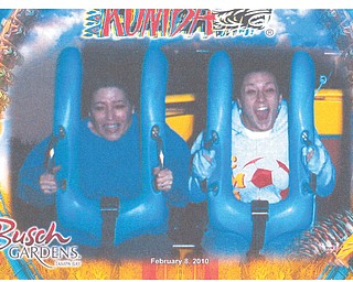 Christina Habbe of Poland praised her mom, Roseann for being giving and putting other people first. Christina is thankful she inherited her mom's personality and her fun-loving nature; the fun is on full display during a recent wild rollercoaster ride at Busch Gardens in Tampa Bay! She wished a very happy Mother's Day to her mom and late grandma.
