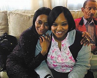 Deborah Blandon, left, is shown leaning on the shoulder of her daughter Ashley Johnson; but Johnson took time to praise her mom for going out of her way to offer companionship and emotional support to those she loves. Through good times and bad, Johnson says her mom has shown unconditional love to her children and grandchildren and goes above and beyond to help them. "If I had it to give, I'd give her the world. She's worth it and so much more," Johnson wrote. 