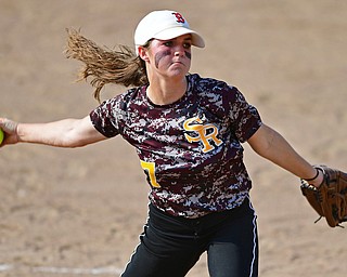 MASSILLON, OHIO - MAY 25, 2016: Pitcher Caragyn Yanek #7 of South Range throws a pitch in the second inning of Wednesday nights Regional Semi-Final game at Massillon Washington High School. DAVID DERMER | THE VINDICATOR