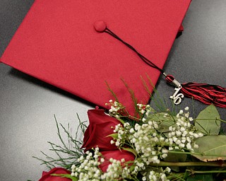            ROBERT  K. YOSAY | THE VINDICATOR..The Campbell Red Devils  graduated 73 students at ceremonies at the school gym Thursday Evening...-30-