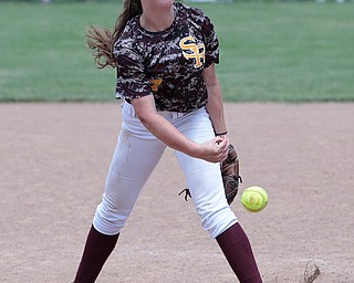 05282016- South Range Raiders' Caragyn Yanek pitches in the twelfth inning in the Division III regional finals against Northwestern. The South Range Raiders would go on to win 1-0 at Massillon Washington High School. Michael Taylor | The Vindicator.