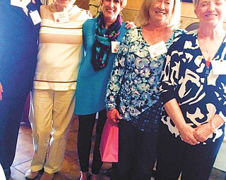 SPECIAL TO THE VINDICATOR
New officers were installed for the Salvation Army Women’s Auxiliary of Youngstown on May 3. Officers, from left, include Major Kuhn; Cee Varsho, secretary; Donna Bruno, president; Kelly Currie, vice president; and Mary Lou Yaist, treasurer. The auxiliary supports the local Salvation Army chapter by participating in its programs and providing holiday dinners. The auxiliary meets at 10 a.m. the first Tuesday of every month at the Salvation Army Center on Glenwood Avenue, and new members are welcome. For information contact Donna Bruno at dbruno@zoominternet.com or call the center at 330-746-8403.