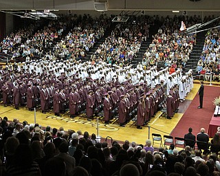 William D. Lewis\The Vindicator.2016 Boardman High School commenement was held in the school gym Sunday June 5, 2016.