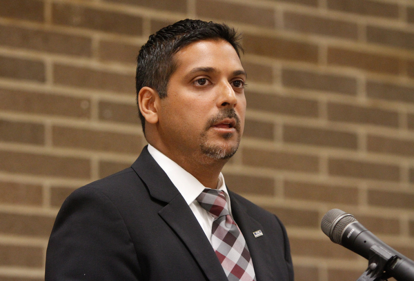        ROBERT K. YOSAY  | THE VINDICATOR...Krish Mohip, a Chicago schools administrator, is the first Ytown schools CEO. - -30-......