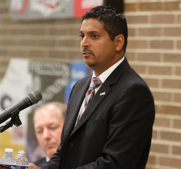        ROBERT K. YOSAY  | THE VINDICATOR...Krish Mohip, a Chicago schools administrator, is the first Ytown schools CEO. - -30-......