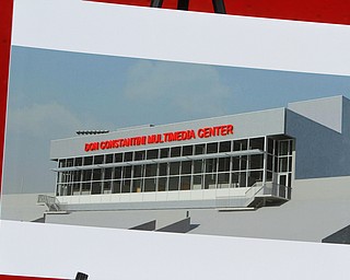        ROBERT K. YOSAY  | THE VINDICATOR.. Don Constantini gives 1 million for the construction of a multimedia center on the East Side of YSU Stambaugh Stadium... - -30-......