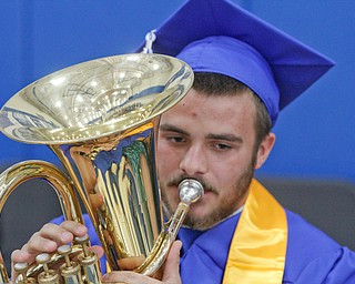 ROBERT K. YOSAY | THE VINDICATOR..Jackson Milton Class of 2016.... ..Steven Yuhasz - senior plays for the last time - euphonium...... - -30-.