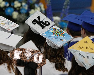 ROBERT K. YOSAY | THE VINDICATOR..Jackson Milton Class of 2016.... . Headed off to different areas... as decorating their caps.... - -30-.