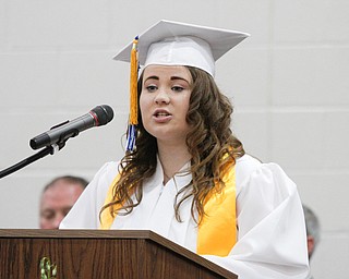 ROBERT K. YOSAY | THE VINDICATOR..Jackson Milton Class of 2016.... . Valedictorian Adriana Italiano... speech.. - -30-.