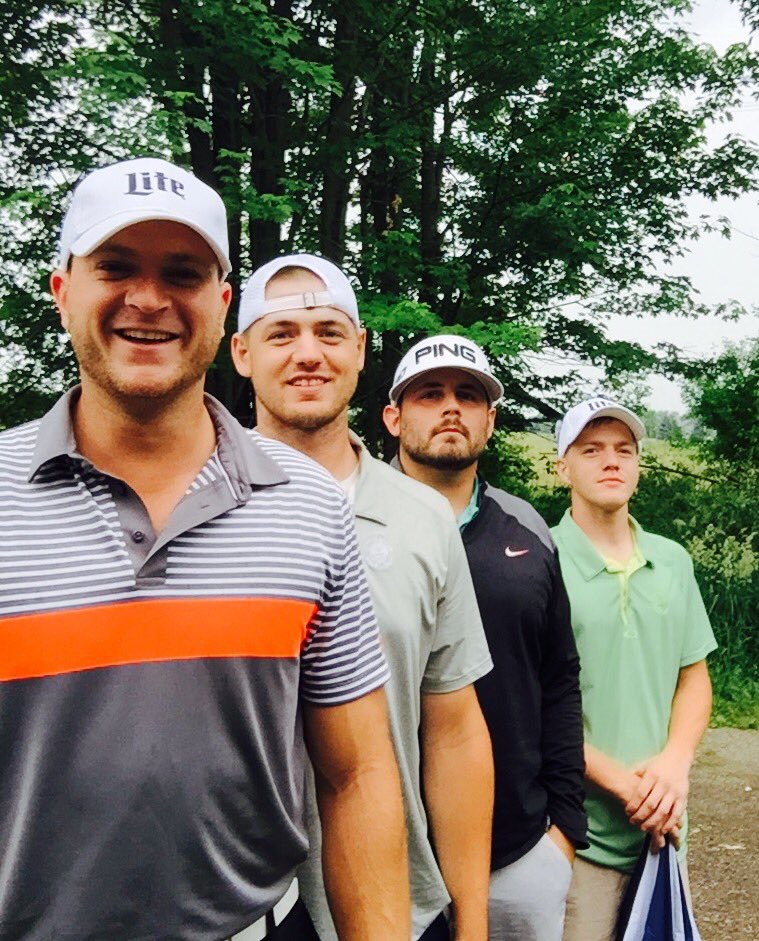 Qualifiers at the Neighborhood Ministries Golf Outing: Josh Dankovich, Jeff Pilcher, Tyler Rach, David Rach. They scored -15.