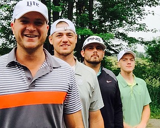 Qualifiers at the Neighborhood Ministries Golf Outing: Josh Dankovich, Jeff Pilcher, Tyler Rach, David Rach. They scored -15.