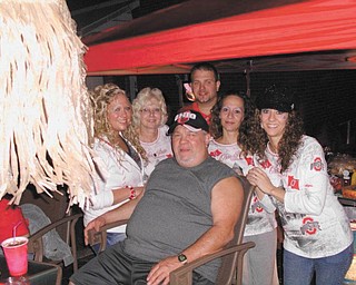 John Hahn of Youngstown with his children, Elizabeth Thompson, left, of Canfield, their mother, Liz Hahn of Youngstown, son John Hahn of Diamond, Ohio, and twin daughters Sharmayne Gay and Maryjo Savage, both of Youngstown.