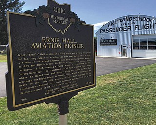 SPECIAL TO THE VINDICATOR
A dedication ceremony for an Ohio historical marker honoring Ernie Hall is open to the public at 11 a.m. Wednesday at the Ernie Hall Aviation Museum, 4033 N. Rover Road, Warren. Markers identify, commemorate and honor important people, places and events that have contributed to the state’s history. Ernest C. Hall, a pioneer of early flight, was born near Warren in 1890, was a friend of the Wright Brothers and built his first powered airplane in 1909. He was a civilian flight instructor and trained more than 500 military pilots for combat during World War I. He died in 1972. His monoplanes have been displayed at the National Air and Space Museum — Smithsonian in Washington D.C. and at the National Museum of the U.S. Air Force in Dayton. The Ernie Hall Aviation Museum will be open free of charge after the dedication until 12:30 p.m. For information visit erniehallaviationmuseum.org.
