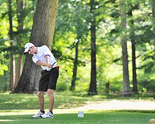 Jimmy Graham of Warren JFK tees off on No. 6 during Wednesday's 2016 Flynn Auto Group Junior Greatest Golfer of the Valley tournament Wednesday at Mill Creek South Course. Graham placed U-17. Graham placed U-17...--Jeff Lange | The Vindicator  WED, JUN 29, 2016