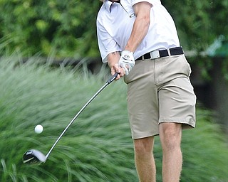 Jeff Lange | The Vindicator  THU, JUL 14, 2016 - South Range's John Popa drives his ball down the No. 1 fairway during Thursday's Greatest Golfer of the Valley Junior qualifier held at Trumbull Country Club in Warren.