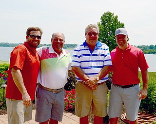 United Way Golf Outing winners Dennis Kunce, Tom Klim, Steve Sofocleous and Dennis Mikkelson