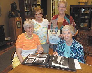 SPECIAL TO THE VINDICATOR
Salem Historical Society will continue its monthly history roundtables at the Dale Shaffer Research Library meeting room, 239 S. Lundy Ave., Sunday afternoons from 4 to 5:30 p.m. through October. Sunday’s topic is “Salem High School Girls’ Social Clubs,” presented by Elaine Enders Reiter, Class of 1963, and several of her friends. Former members of a social club in high school are encouraged to attend and share memories, stories, pictures or artifacts. A facilitator will record the information and it will be added to the archives of the historical society. Representatives of social clubs in front, from left, are Janice Groves Lesher, 1954, HyTimers; Carol McQuilkin Dougherty, 1955, Petiteens and Maids of Salem; and in back are Maria Nyktas Harrold, 1963, McMlivs; and Susan Bricker Kyser, 1973, HyTimers and Maids of Salem. Other social club representatives are Joan Hannay Lora, 1947, Sub-Debs, and Donna McCoy Hartman, 1963, Doce Gatos. Parking is suggested at Timberlane’s. For information call the society at 330-337-8514.
