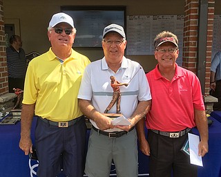 SENIOR OPEN, Greatest Golfer 2016:

Geno Bellatto (center) The Lake Club 72 71 77 220

James Lessick (right) The Lake Club 76 72 74 222

Tim Porter (left) Tippecanoe Country Club 78 74 73 225