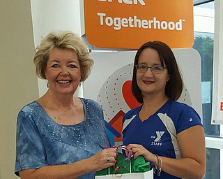 SPECIAL TO THE VINDICATOR
The Victorian Players, 702 Mahoning Ave., will partner with the YMCA Diabetes Prevention Program in their production of “Steel Magnolias.” The play will begin at 7:30 p.m. Friday and Saturday evenings and 2 p.m. Sunday afternoons, Sept. 2 through 11. The play will serve as an awareness campaign and fundraiser for the YMCA program. The Players also will raffle a gift basket worth more than $200 throughout the run of the show. For information on the YMCA program and sponsorship opportunities, contact Lorreta Pflug at 330-480-5656. The director of the play, Terri Wilkes, left, is shown with Pflug, YMCA Diabetes Prevention Program coordinator.