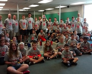 Neighbors | Submitted.Attendees and mentors of the third annual Robotics Camp gathered at the end of the camp to share the robotics projects they competed at the camp on Aug. 5.