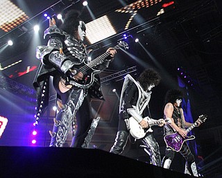 Nikos Frazier | The Vindicator..KISS performs at the Covelli Center on Friday Night.