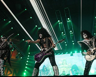 Nikos Frazier | The Vindicator..KISS performs at the Covelli Center on Friday Night.