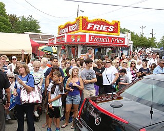        ROBERT K. YOSAY  | THE VINDICATOR..Crowds.. wait to catch a glimpse of Joe  at the fair  Biden visits Canfield Fair... - -30-...