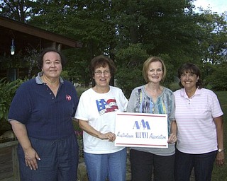 SPECIAL TO THE VINDICATOR
Austintown Alumni Association recently selected officers for 2016-2017. New officers, from left, are Marilyn D’Eramo, vice president; Janet Sternagel, secretary; Lynn Larson, president; and Shirley Smith, treasurer. The association raises funds and awards scholarships to Austintown Fitch High School graduating seniors and provides grants to its teachers. For information about membership, call Larson at 330-518-5727.