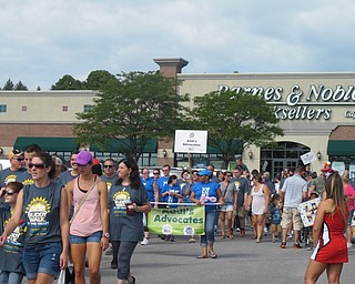 Neighbors | Alexis Bartolomucci.Participants in the Buddy Walk on Aug. 13 at the Shops at Boardman walked to promote family members and friends with down syndrome.