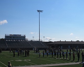 Neighbors | Alexis Bartolomucci.The Poland Seminary High School marching band put on a performance for the Poland elementary schools on Aug. 29 at the high school.