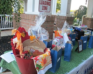 Neighbors | Alexis Bartolomucci.Gift baskets were donated to Greenbriar for the Benefit Concert Under the Gazebo to help raise money for the Make a Wish Foundation on Sept. 15.