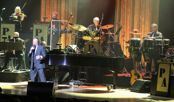 William D. Lewis The Vindicator  Singer Paul Anka at DeYor Performing Arts Center for a concert Oct 12, 2016.